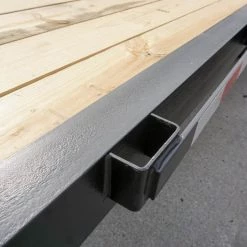 8.5x22 Deckover I-Beam Trailer (2) 5,200lb Axles Stand-Up Ramps -Cheap Trailers Store dsc06575 1 1