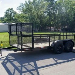 6.4x14 Dovetail Utility Trailer Stacked Baskets (2) 3500lb Axles -Cheap Trailers Store dsc06758 2 1