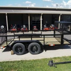6.4x14 Dovetail Utility Trailer Stacked Baskets (2) 3500lb Axles -Cheap Trailers Store dsc06761 1 1