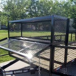 6.4x14 Dovetail Utility Trailer Stacked Baskets (2) 3500lb Axles -Cheap Trailers Store dsc06771 2 1