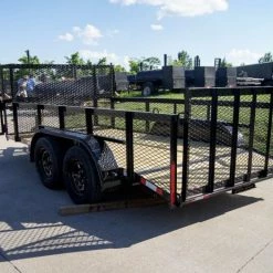 6.4x14 Dovetail Utility Trailer Stacked Baskets (2) 3500lb Axles -Cheap Trailers Store dsc06775 2 1