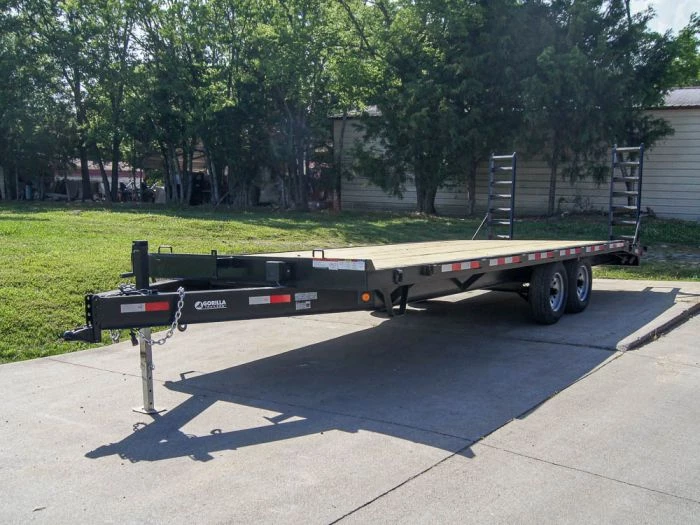 8.5x20 Deckover I-Beam Trailer (2) 5,200lb Axles Stand-Up Ramps 5 8.5x20 Deckover I-Beam Trailer (2) 5,200lb Axles Stand-Up Ramps - Image 3