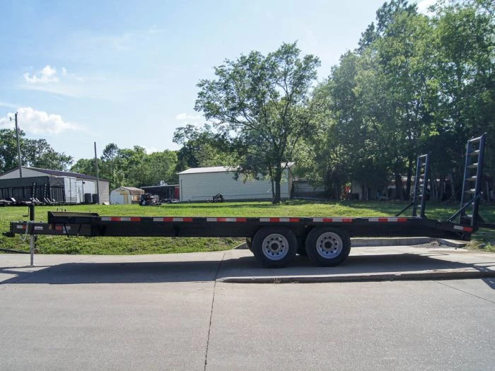 8.5x20 Deckover I-Beam Trailer (2) 5,200lb Axles Stand-Up Ramps 6 8.5x20 Deckover I-Beam Trailer (2) 5,200lb Axles Stand-Up Ramps - Image 4