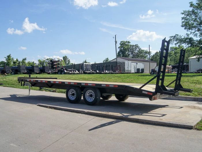 8.5x20 Deckover I-Beam Trailer (2) 5,200lb Axles Stand-Up Ramps 7 8.5x20 Deckover I-Beam Trailer (2) 5,200lb Axles Stand-Up Ramps - Image 5