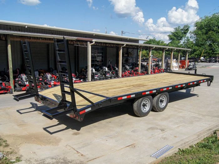 8.5x20 Deckover I-Beam Trailer (2) 5,200lb Axles Stand-Up Ramps 3 8.5x20 Deckover I-Beam Trailer (2) 5,200lb Axles Stand-Up Ramps