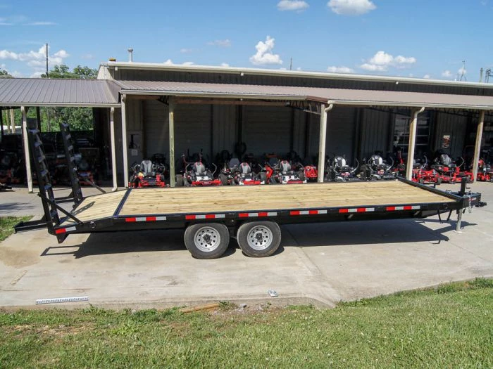 8.5x20 Deckover I-Beam Trailer (2) 5,200lb Axles Stand-Up Ramps 9 8.5x20 Deckover I-Beam Trailer (2) 5,200lb Axles Stand-Up Ramps - Image 7