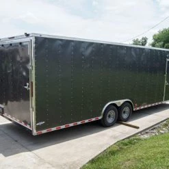 8.5x28 Charcoal Custom Enclosed Trailer (2) 7K Axles -Cheap Trailers Store dsc06802 3 2