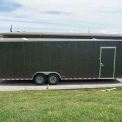 8.5x28 Charcoal Custom Enclosed Trailer (2) 7K Axles -Cheap Trailers Store dsc06803 2 2