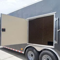 8.5x28 Charcoal Custom Enclosed Trailer (2) 7K Axles -Cheap Trailers Store dsc06807 2 2