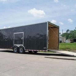 8.5x28 Charcoal Custom Enclosed Trailer (2) 7K Axles -Cheap Trailers Store dsc06818 1 4 2