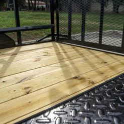 7x12 Straight Deck Utility Trailer (2) 3500lb Axle with 4ft Ladder Racks -Cheap Trailers Store dsc06857 2 1