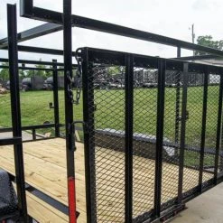 7x12 Straight Deck Utility Trailer (2) 3500lb Axle with 4ft Ladder Racks -Cheap Trailers Store dsc06859 3 1