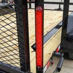 7x12 Straight Deck Utility Trailer (2) 3500lb Axle with 4ft Ladder Racks -Cheap Trailers Store dsc06860 3 1