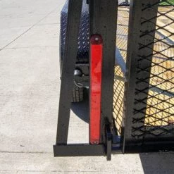 6.4x14 - 4ft Mesh Side Utility Trailer Straight Deck (2) 3500lb Axles -Cheap Trailers Store dsc06871 2 1