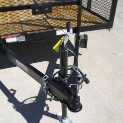 6.4x14 - 4ft Mesh Side Utility Trailer Straight Deck (2) 3500lb Axles -Cheap Trailers Store dsc06874 3 1