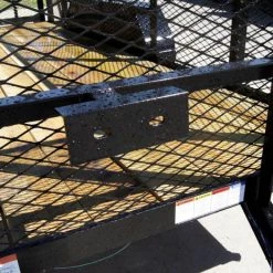 6.4x14 - 4ft Mesh Side Utility Trailer Straight Deck (2) 3500lb Axles -Cheap Trailers Store dsc06875 3 1