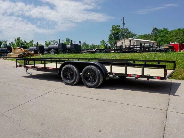 7x20 Straight Deck Utility Trailer with No Gate (2) 3,500 Axles 6 7x20 Straight Deck Utility Trailer with No Gate (2) 3,500 Axles - Image 4