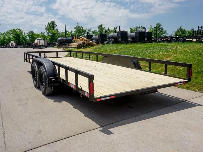 7x20 Straight Deck Utility Trailer with No Gate (2) 3,500 Axles 7 7x20 Straight Deck Utility Trailer with No Gate (2) 3,500 Axles - Image 5