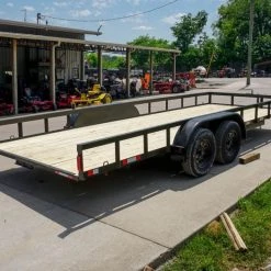 7x20 Straight Deck Utility Trailer with No Gate (2) 3,500 Axles 25 7x20 Straight Deck Utility Trailer with No Gate (2) 3,500 Axles -Cheap Trailers Store dsc06910 1
