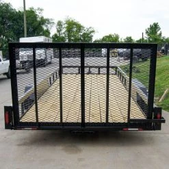 7x20 Straight Deck Utility Trailer (2) 3500lb Axles with Tall Gate -Cheap Trailers Store dsc06910 2 1