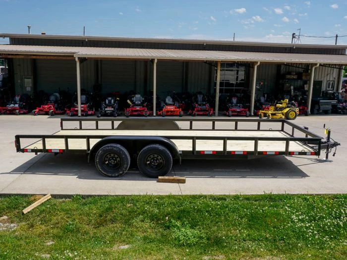 7x20 Straight Deck Utility Trailer with No Gate (2) 3,500 Axles 10 7x20 Straight Deck Utility Trailer with No Gate (2) 3,500 Axles - Image 8