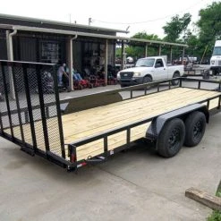 7x20 Straight Deck Utility Trailer (2) 3500lb Axles with Tall Gate -Cheap Trailers Store dsc06911 2 1