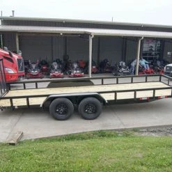 7x20 Straight Deck Utility Trailer (2) 3500lb Axles with Tall Gate -Cheap Trailers Store dsc06912 2 1
