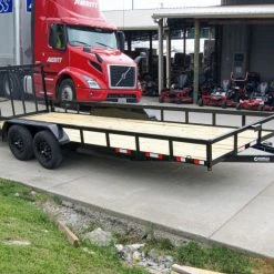 7x20 Straight Deck Utility Trailer (2) 3500lb Axles with Tall Gate -Cheap Trailers Store dsc06913 2 1