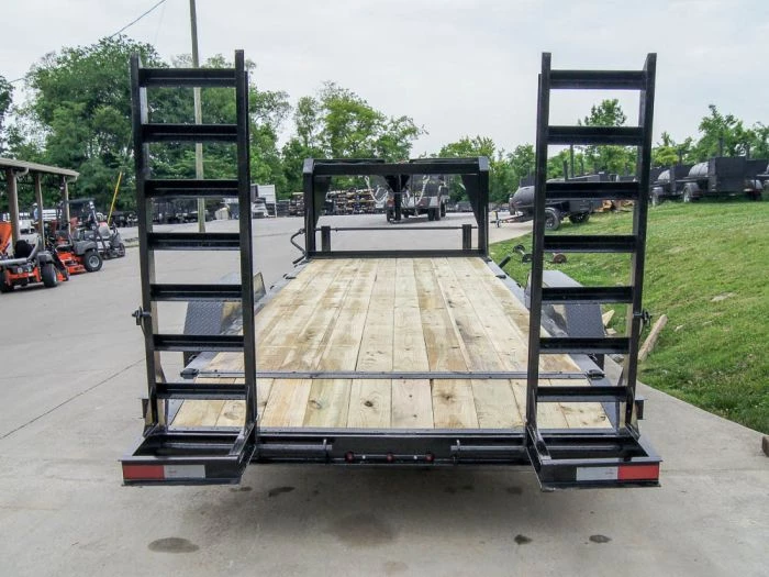 7x20 Gooseneck Equipment Trailer (2) 7K Axles Standup Ramps 8 7x20 Gooseneck Equipment Trailer (2) 7K Axles Standup Ramps - Image 6