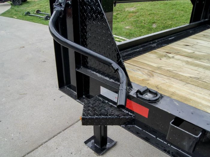 7x20 Gooseneck Equipment Trailer (2) 7K Axles Standup Ramps 16 7x20 Gooseneck Equipment Trailer (2) 7K Axles Standup Ramps - Image 14