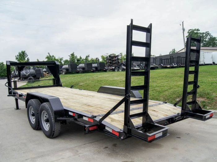 7x20 Gooseneck Equipment Trailer (2) 7K Axles Standup Ramps 20 7x20 Gooseneck Equipment Trailer (2) 7K Axles Standup Ramps - Image 18
