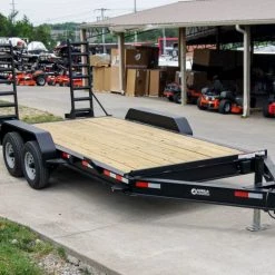 7x16 IBeam Equipment Trailer (2) 5200lb Axles with Stand-Up Ramps -Cheap Trailers Store dsc06954 2 1