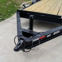 7x16 IBeam Equipment Trailer (2) 5200lb Axles with Stand-Up Ramps -Cheap Trailers Store dsc06955 2 1