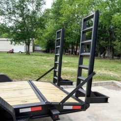 7x16 IBeam Equipment Trailer (2) 5200lb Axles with Stand-Up Ramps -Cheap Trailers Store dsc06961 3 1