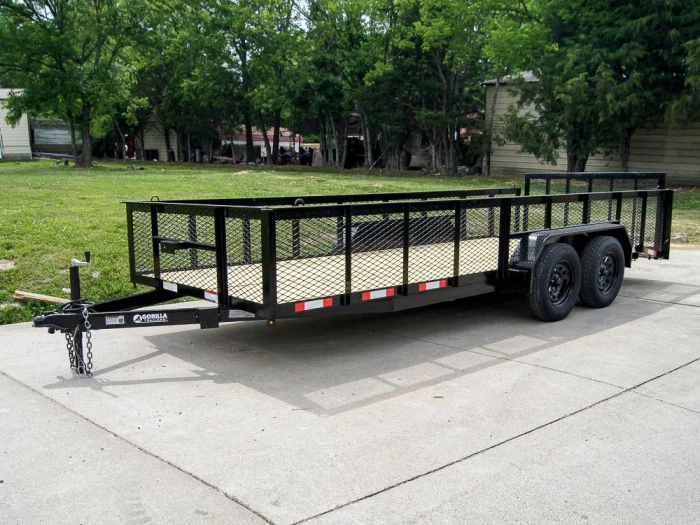 6.4x18 Dovetail Utility Trailer with 2ft Mesh Sides (2) 3500lb Axles 5 6.4x18 Dovetail Utility Trailer with 2ft Mesh Sides (2) 3500lb Axles - Image 3