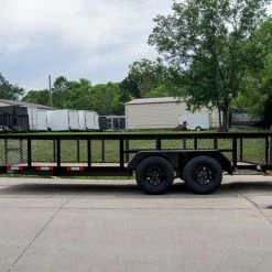 6.4x18 Dovetail Utility Trailer with 2ft Mesh Sides (2) 3500lb Axles 20 6.4x18 Dovetail Utility Trailer with 2ft Mesh Sides (2) 3500lb Axles -Cheap Trailers Store dsc06969 2 1