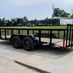 6.4x18 Dovetail Utility Trailer with 2ft Mesh Sides (2) 3500lb Axles 21 6.4x18 Dovetail Utility Trailer with 2ft Mesh Sides (2) 3500lb Axles -Cheap Trailers Store dsc06970 3 1