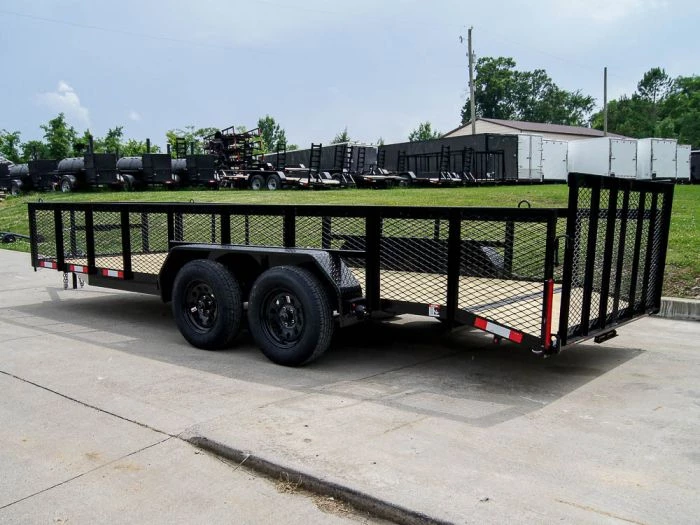6.4x18 Dovetail Utility Trailer with 2ft Mesh Sides (2) 3500lb Axles 7 6.4x18 Dovetail Utility Trailer with 2ft Mesh Sides (2) 3500lb Axles - Image 5