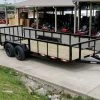  6.4x18 Dovetail Utility Trailer with 2ft Mesh Sides (2) 3500lb Axles -Cheap Trailers Store dsc06974 2 1