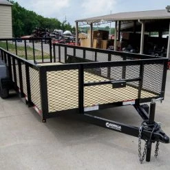 6.4x18 Dovetail Utility Trailer with 2ft Mesh Sides (2) 3500lb Axles 25 6.4x18 Dovetail Utility Trailer with 2ft Mesh Sides (2) 3500lb Axles -Cheap Trailers Store dsc06975 2 1