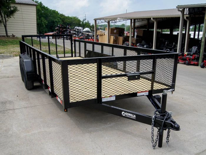 6.4x18 Dovetail Utility Trailer with 2ft Mesh Sides (2) 3500lb Axles 11 6.4x18 Dovetail Utility Trailer with 2ft Mesh Sides (2) 3500lb Axles - Image 9