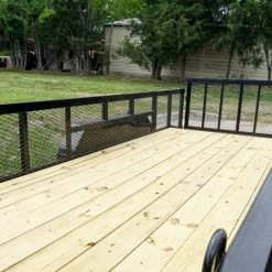 6.4x18 Dovetail Utility Trailer with 2ft Mesh Sides (2) 3500lb Axles 29 6.4x18 Dovetail Utility Trailer with 2ft Mesh Sides (2) 3500lb Axles -Cheap Trailers Store dsc06980 2 1