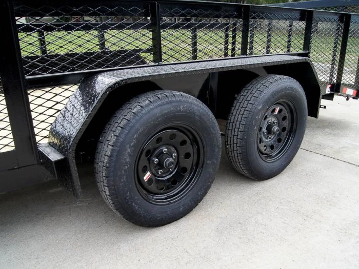 6.4x18 Dovetail Utility Trailer with 2ft Mesh Sides (2) 3500lb Axles 17 6.4x18 Dovetail Utility Trailer with 2ft Mesh Sides (2) 3500lb Axles - Image 15