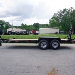 7x18 Equipment Trailer I-Beam (2) 7K Axles -Cheap Trailers Store dsc07020 1 1