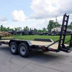 7x18 Equipment Trailer I-Beam (2) 7K Axles -Cheap Trailers Store dsc07021 1 1