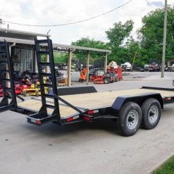 7x18 Equipment Trailer I-Beam (2) 7K Axles -Cheap Trailers Store dsc07023 1 1