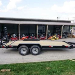 7x18 Equipment Trailer I-Beam (2) 7K Axles -Cheap Trailers Store dsc07024 2 1