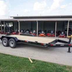 7x18 Equipment Trailer I-Beam (2) 7K Axles -Cheap Trailers Store dsc07025 2 1