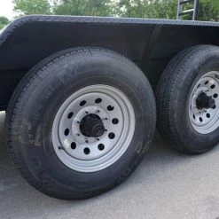 7x18 Equipment Trailer I-Beam (2) 7K Axles -Cheap Trailers Store dsc07031 2 1