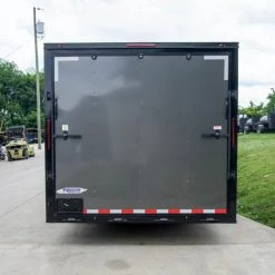 8.5x20 Charcoal Enclosed Trailer with Blackout Package (2) 5200lb Axles -Cheap Trailers Store dsc07065 1 1